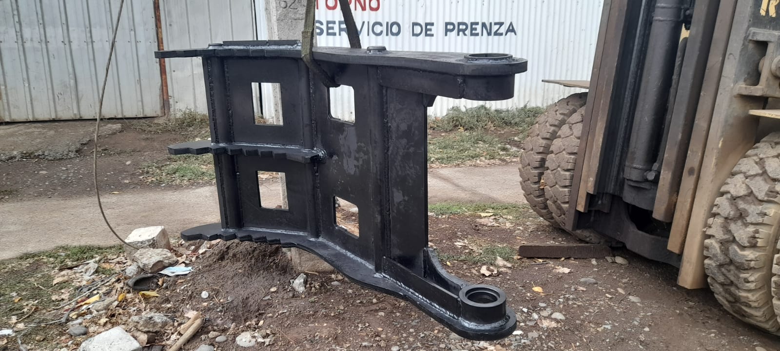Dedo para excavadora